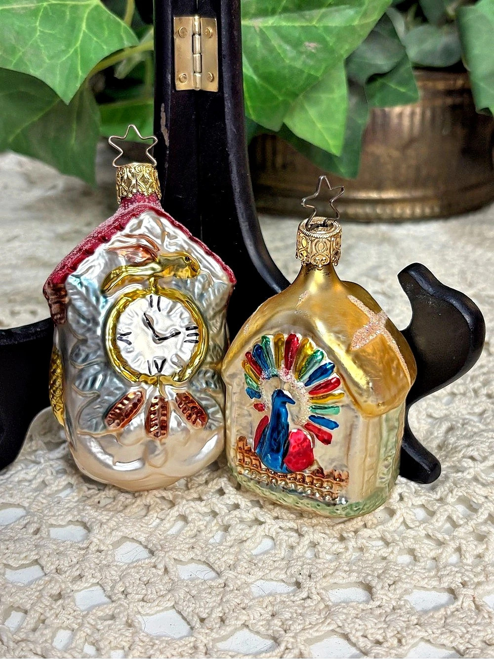 West Germany Holiday Ornament Set